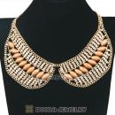 Crystal Resin Rhinestone Choker Collar Bib Necklace Wholesale