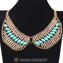 Crystal Resin Rhinestone Choker Collar Bib Necklace Wholesale