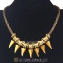 Punk Gothic Vintage Gold Snake Chain Pendant Necklaces Wholesale