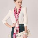 New Arrival European Mulberry Silk Scarves Digital Painting Pashmina Shawls Wholesale