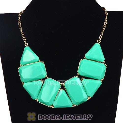Chunky Resin Geometry Choker Collar Necklace Wholesale