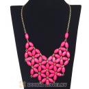 2012 New Fashion Pink Bubble Bib Necklace Wholesale
