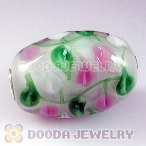 Murano Glass Olivary Shape Beads fit Jewelry Necklace and Bracelets