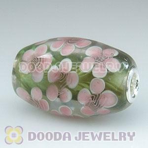 Murano Glass Olivary Shape Beads fit Jewelry Necklace and Bracelets