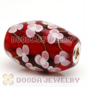 Murano Glass Olivary Shape Beads fit Jewelry Necklace and Bracelets