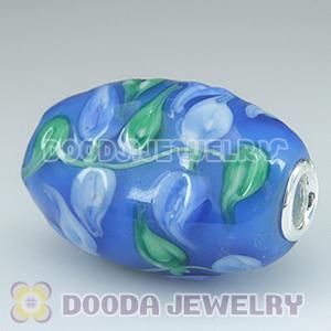 Murano Glass Olivary Shape Beads fit Jewelry Necklace and Bracelets