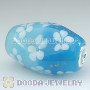 Murano Glass Olivary Shape Beads fit Jewelry Necklace and Bracelets