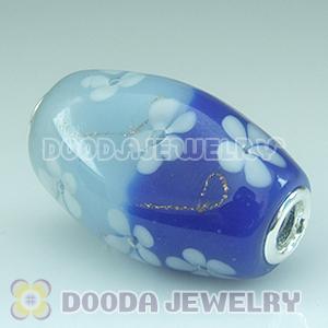 Murano Glass Olivary Shape Beads fit Jewelry Necklace and Bracelets