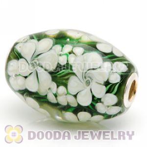 Murano Glass Olivary Shape Beads fit Jewelry Necklace and Bracelets