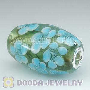 Murano Glass Olivary Shape Beads fit Jewelry Necklace and Bracelets