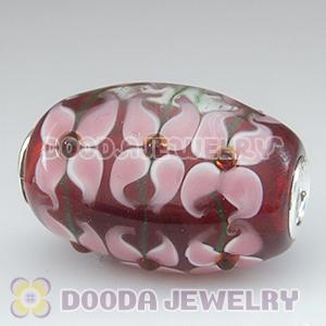 Murano Glass Olivary Shape Beads fit Jewelry Necklace and Bracelets