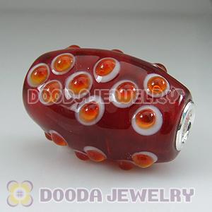 Murano Glass Olivary Shape Beads fit Jewelry Necklace and Bracelets