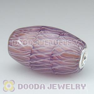 Murano Glass Olivary Shape Beads fit Jewelry Necklace and Bracelets