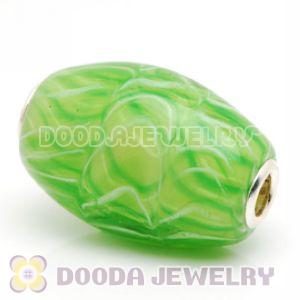 Murano Glass Olivary Shape Beads fit Jewelry Necklace and Bracelets