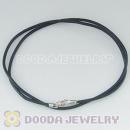 45cm Charm Jewelry PU Necklace with sterling silver clasp