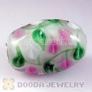 Murano Glass Olivary Shape Beads fit European Necklace and Bracelets