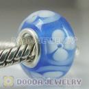 Top Class Jewelry Glass Beads with 925 sterling silver single core