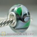 Top Class Jewelry Glass Beads with 925 sterling silver single core