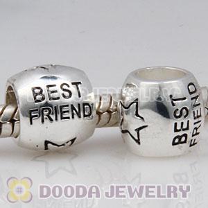 925 Sterling Silver European Style BEST FRIEND Beads