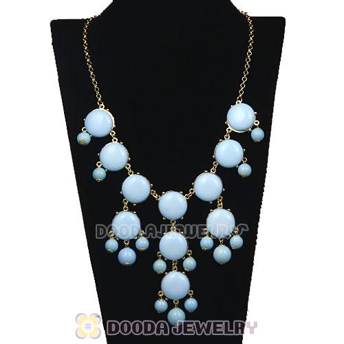 2013 New Fashion Morning Sky Blue Bubble Bib Necklace Wholesale