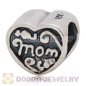 925 Silver European Style Mother Love Charms For Mother's day 