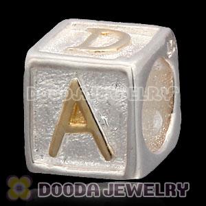 Gold Plated ABCD and European Style 925 Silver Beads and Charms