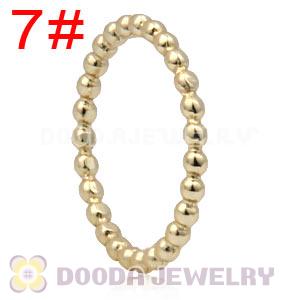 Gold Plated Sterling Silver European Stackable Bubble Ring Wholesale