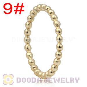 Gold Plated Sterling Silver European Stackable Bubble Ring Wholesale