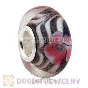 925 sterling silver single core Charm Jewelry glass beads