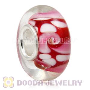 925 sterling silver single core Charm Jewelry glass beads