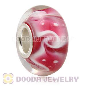 925 sterling silver single core Charm Jewelry glass beads
