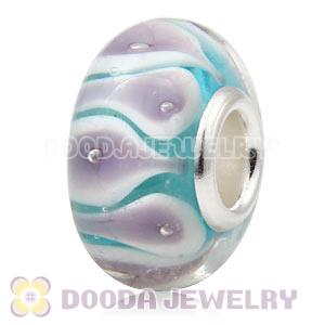 925 sterling silver single core Charm Jewelry glass beads