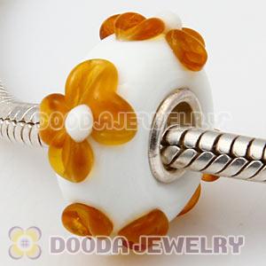 925 sterling silver single core Charm Jewelry glass beads