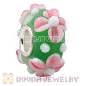 925 sterling silver single core Charm Jewelry glass beads