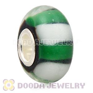 925 sterling silver single core Charm Jewelry glass beads