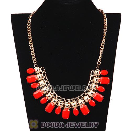 Chunky Chain Resin Choker Bib Costume Jewelry Necklace Wholesale