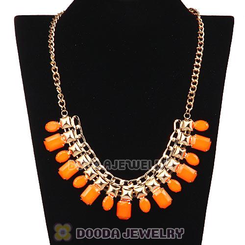 Chunky Chain Resin Choker Bib Costume Jewelry Necklace Wholesale