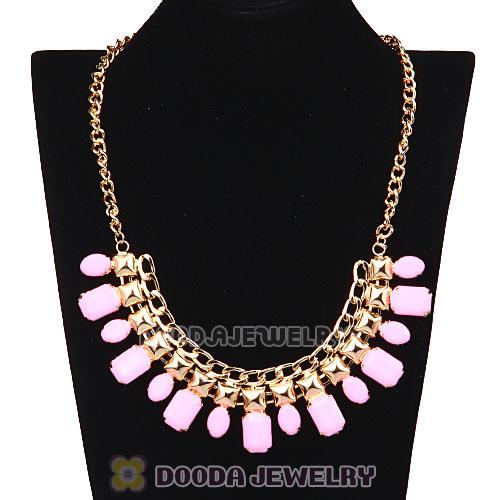 Chunky Chain Resin Choker Bib Costume Jewelry Necklace Wholesale