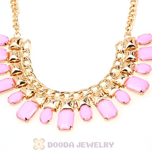 Chunky Chain Resin Choker Bib Costume Jewelry Necklace Wholesale