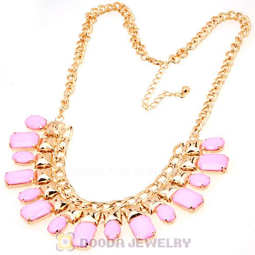Chunky Chain Resin Choker Bib Costume Jewelry Necklace Wholesale