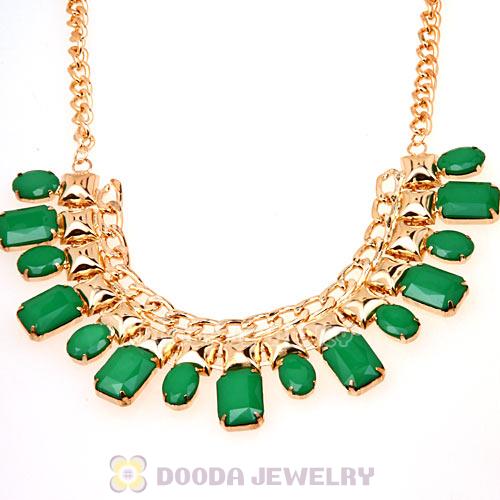 Chunky Chain Resin Choker Bib Costume Jewelry Necklace Wholesale
