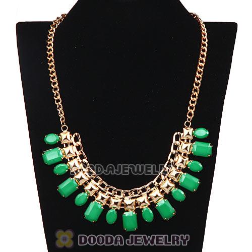 Chunky Chain Resin Choker Bib Costume Jewelry Necklace Wholesale
