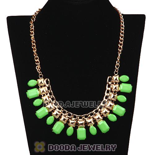 Chunky Chain Resin Choker Bib Costume Jewelry Necklace Wholesale