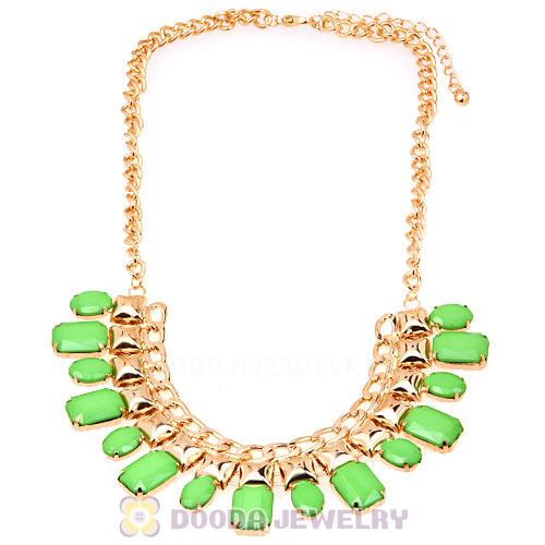 Chunky Chain Resin Choker Bib Costume Jewelry Necklace Wholesale