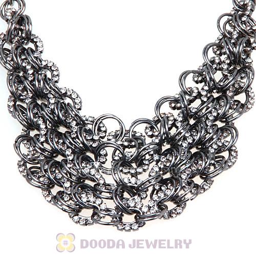 2013 Fashion Costume Jewelry Ladies Crystal Chunky Chain Necklace Wholesale