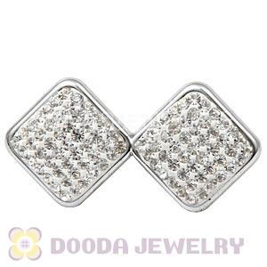 Handmade CCB Pave Crystal Beads For Bracelets Wholesale