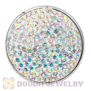 Handmade CCB Pave Black Crystal Beads For Bracelets Wholesale