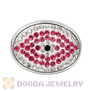 Handmade CCB Pave Crystal Evil Eye Charms For Bracelets Wholesale