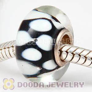 925 sterling silver single core Charm Jewelry glass beads