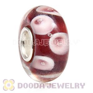 925 sterling silver single core Charm Jewelry glass beads